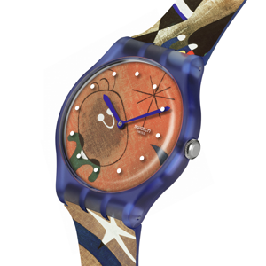 Swatch Miro's Women & Bird In The Moonlight Watch